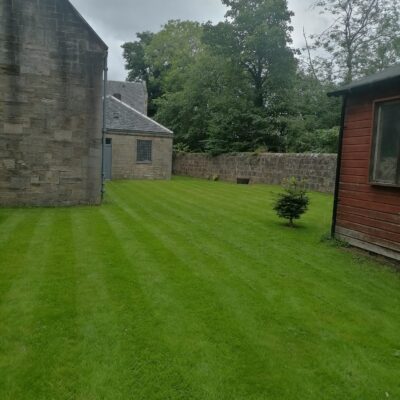 Grass Cutting & Hedge Trimming at St David's Church in Kirkintilloch